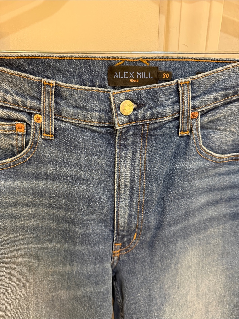 Alex Mill Medium Blue Ankle Crop Jeans